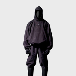 Куртка Yeezy Gap Engineering by Balenciaga Sateen Anorak Black