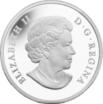20 долларов. Корабль парусник 300 лет основанию Луисбурга. Канада. 2013 год