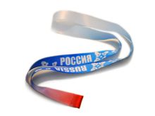 Медаль спортивная с лентой 3 место d - 5 см :МТ851-3