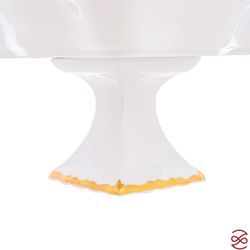 Салатник квадратный на ножке Queen's Crown Prestige 19 см