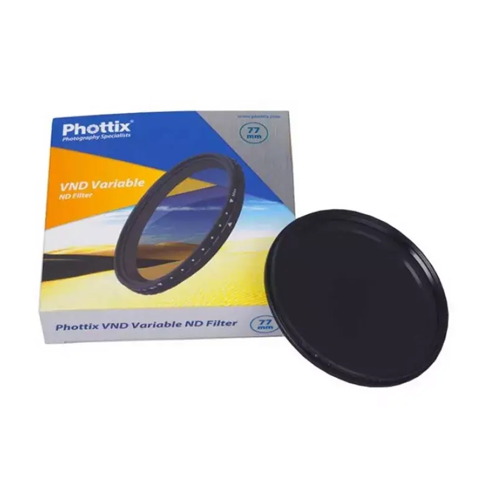 Светофильтр Phottix VND Variable Filter 55mm нейтрально серый, регулируемый