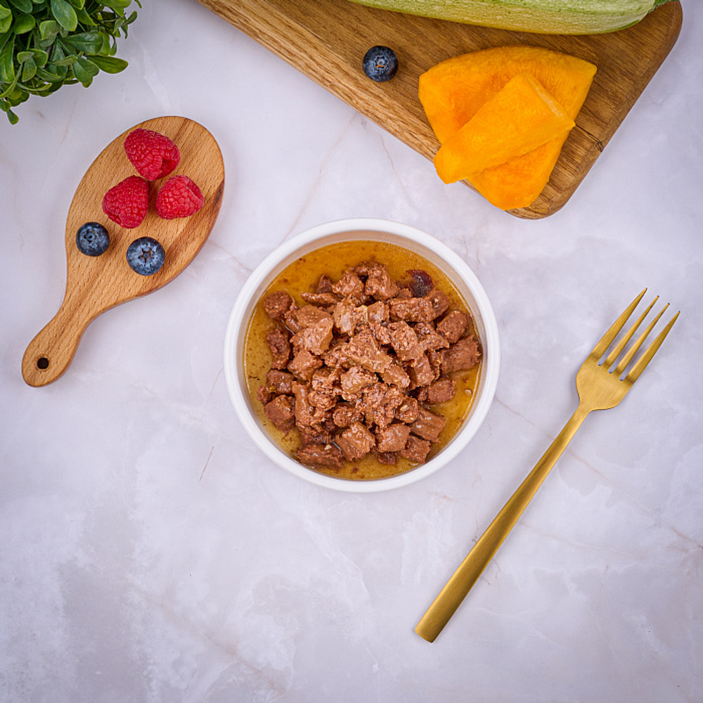 Влажный корм Monge Dog BWild GRAIN FREE для взрослых собак, беззерновой, из лосося с тыквой и кабачками, консервы 400 г