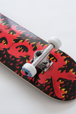 Скейтборд Футворк Пламя Красный 7.625”