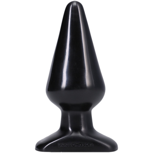 Черная анальная пробка 14см Doc Johnson Butt Plugs Smooth Classic Large Black 0244-06-CD