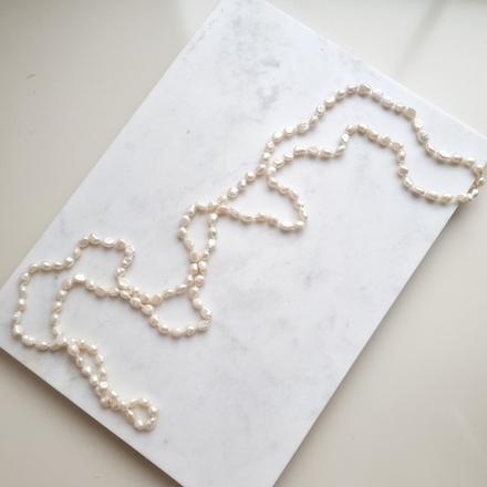 Безель из натурального жемчуга