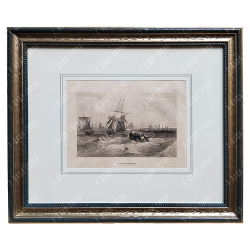 Пейн А. Г. Астрахань. Гравюра на стали. Германия, 1841 г.