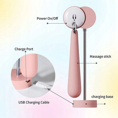 Персиковый клиторальный стимулятор Moonflow (Цвет: персиковый)