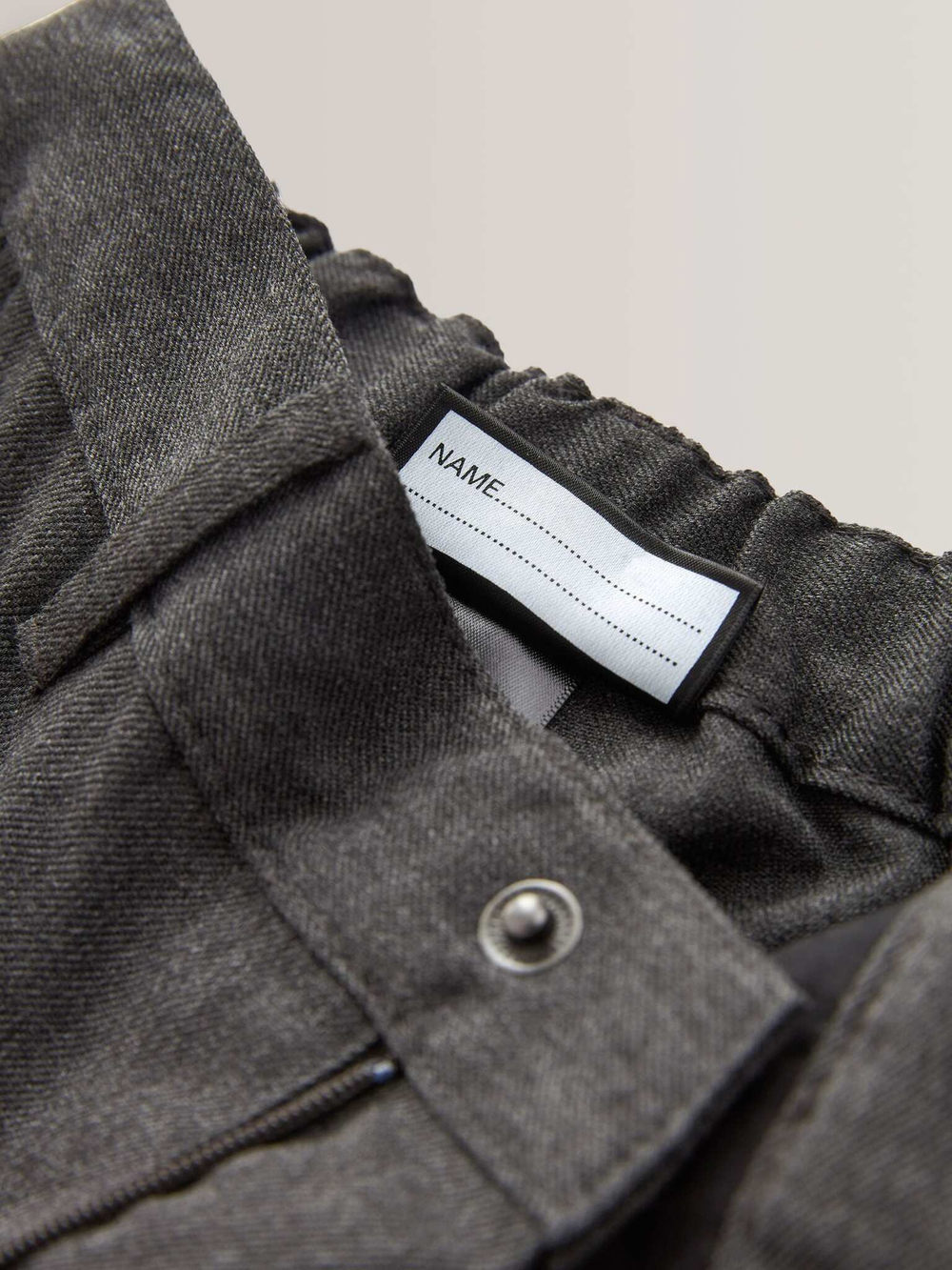 Брюки школьные для мальчика Next 190-573, Серый