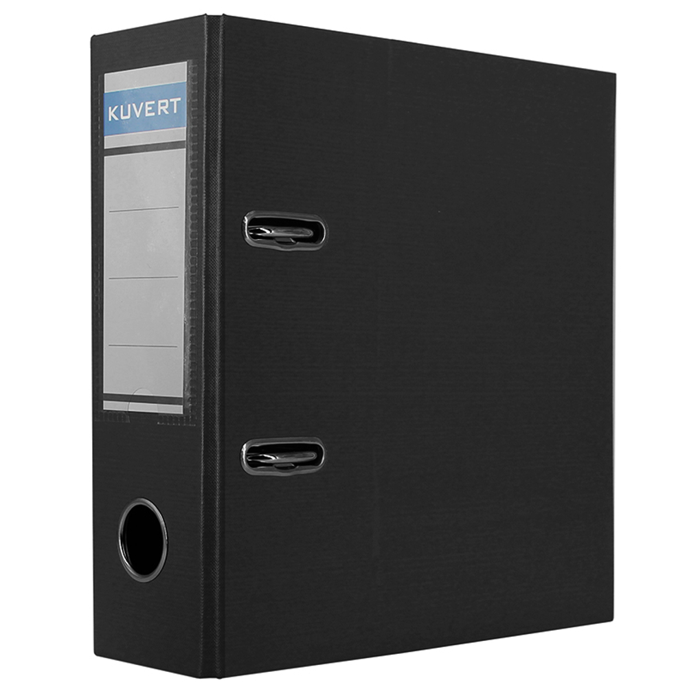 Папка-регистратор KUVERT А5, ширина корешка 72 мм, черная
