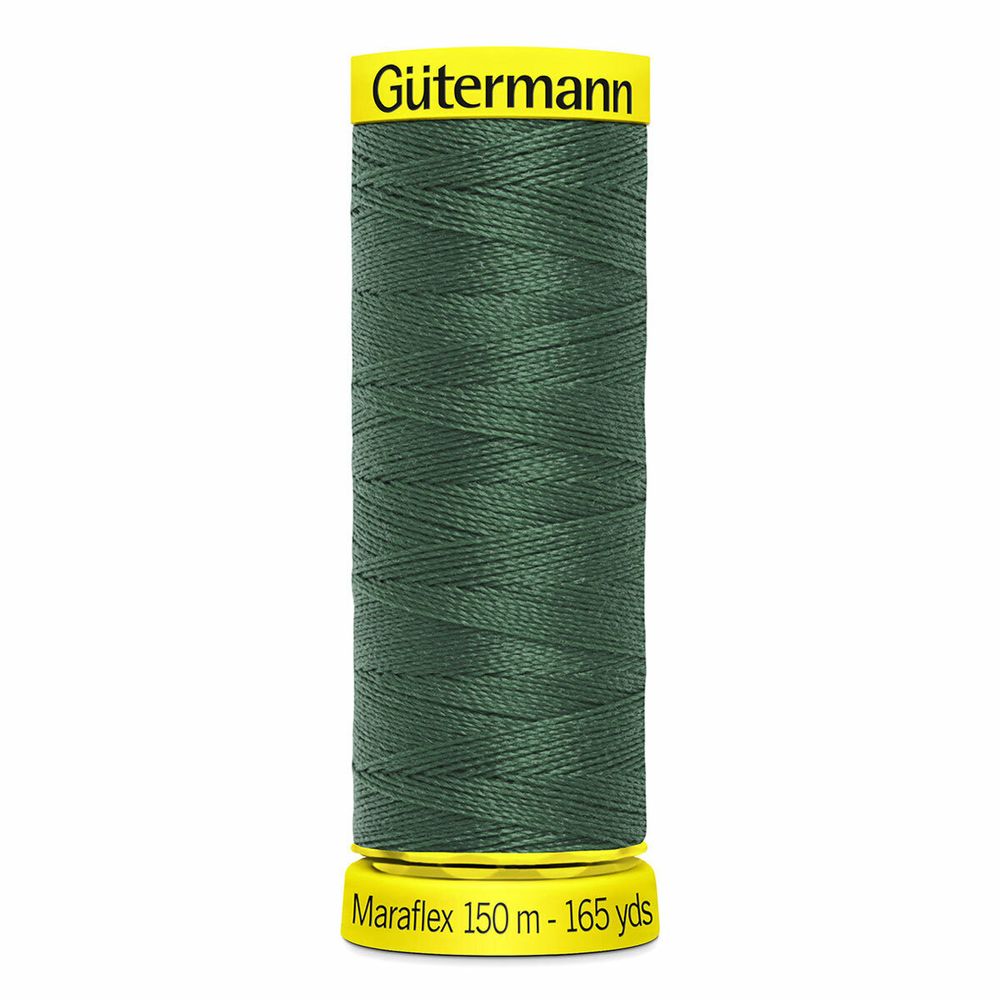 Нитки для трикотажа Gutermann Maraflex 120 (150 метров), 5 кат. | 561 серо-зеленый