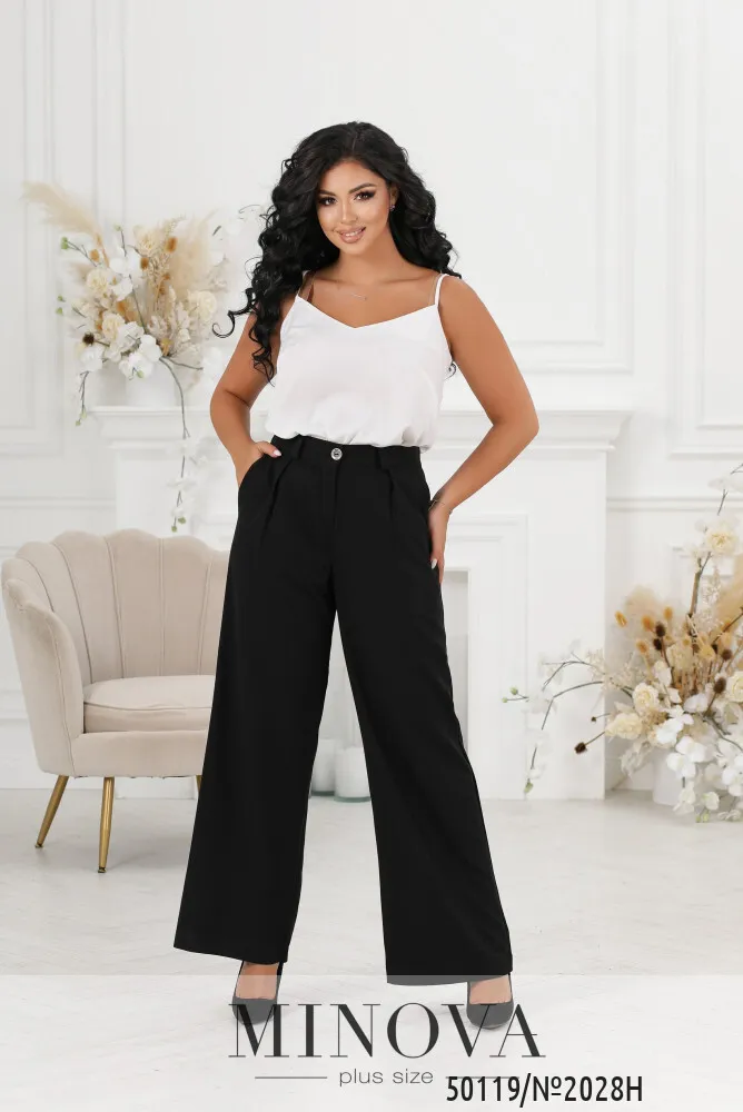 Брюки 2028Н-черный Minova