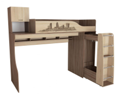 Кровать-чердак Орион 80х190