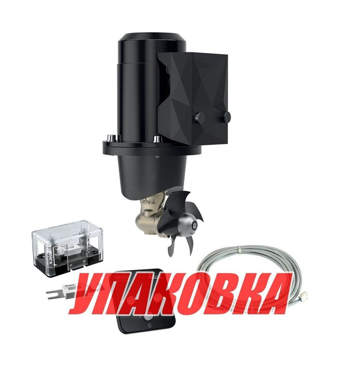 Подруливающее устройство Quick, D110mm, 25KGF, 12 В, (TCD2022 - TCDEX06 - NO TNL) (упаковка из 2 шт.)