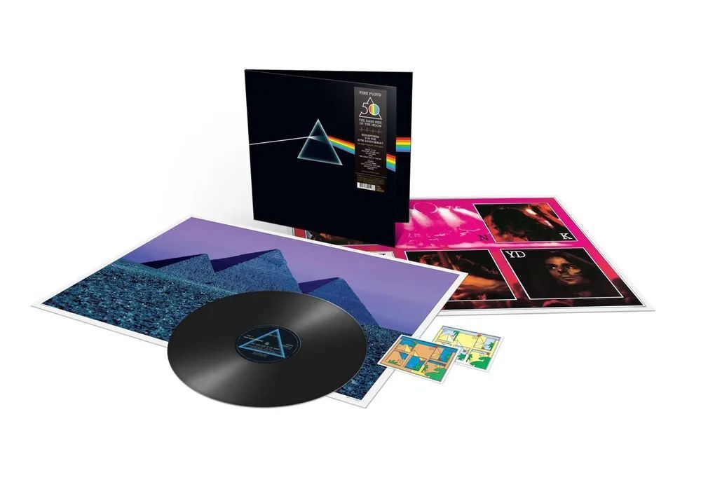 Pink Floyd. The Dark Side Of The Moon, LP, 50th Ann, NEW 2023 remaster, новая запечатанная виниловая пластинка