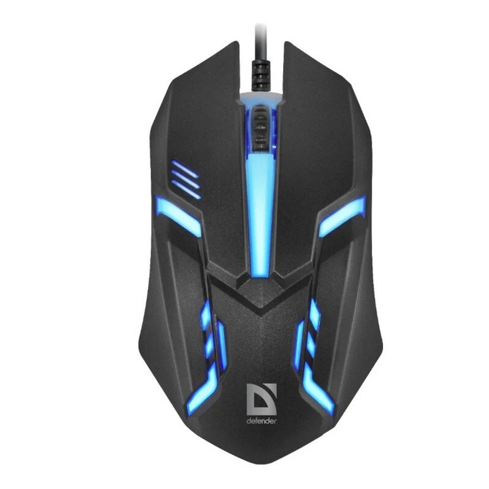 Оптическая мышь Defender Cyber MB-560L (черный) 7 цветов
