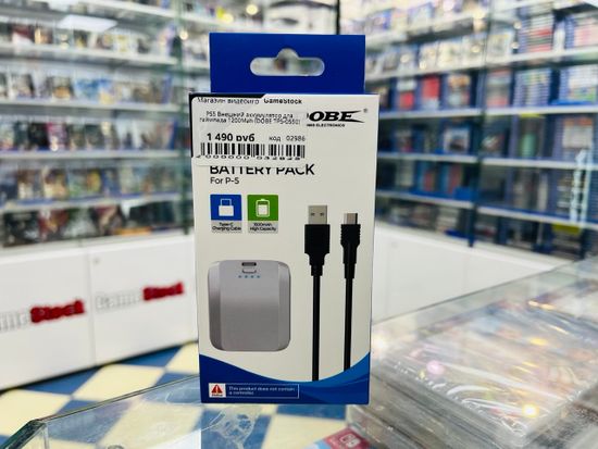PS5 Внешний аккумулятор для геймпада 1200Mah (DOBE TP5-0550)