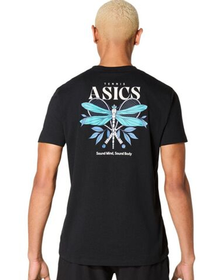 Теннисная футболка Asics Game Seasonal Graphic - performance black