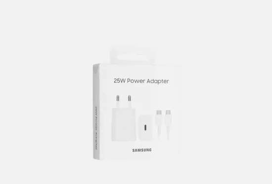 Адаптер питания Samsung USB-C 25 Вт (Оригинал) + Кабель