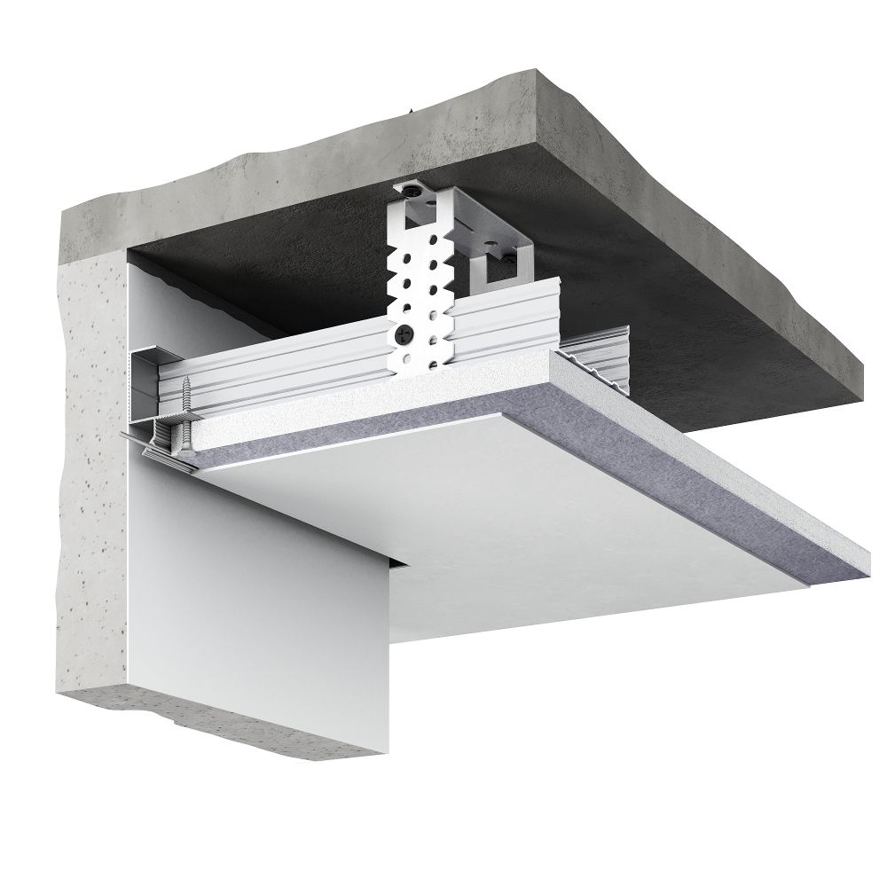 Теневой профиль потолочный под покраску, 2000x30x44 мм