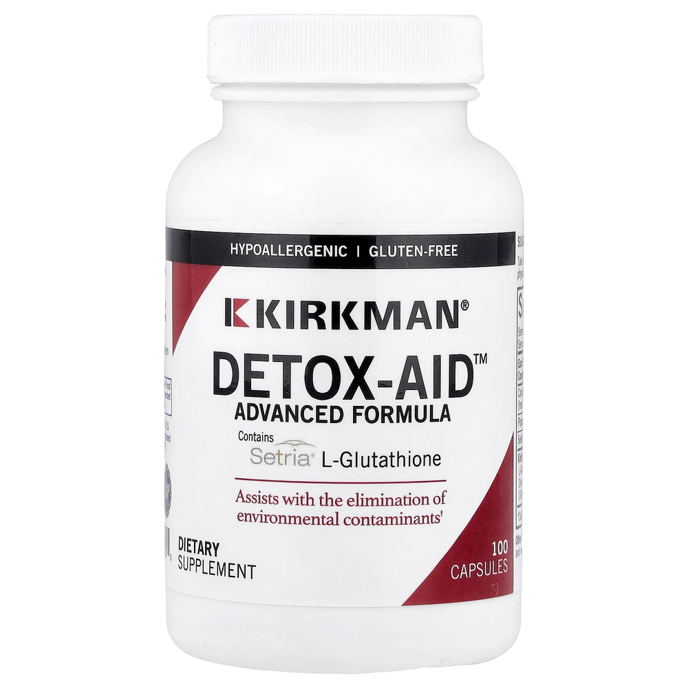 Kirkman Labs, улучшенная формула Detox-Aid™, 100 капсул