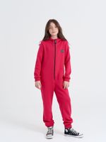 Комбинезон с карманами "Фуксия" утепленный 7+