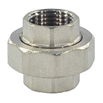 Соединитель латунь никель американка Ду 40 (1 1/2") прямой ВР/ВР SantechSystems