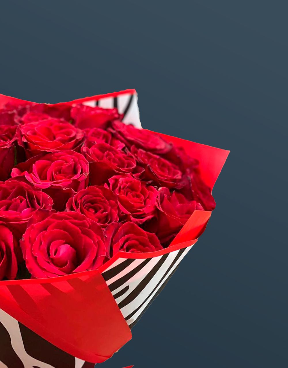 Монобукет из роз 50 см Kenya