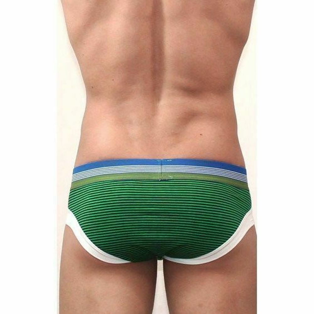 Мужские трусы брифы зеленые 2xist Green Brief XIS0012