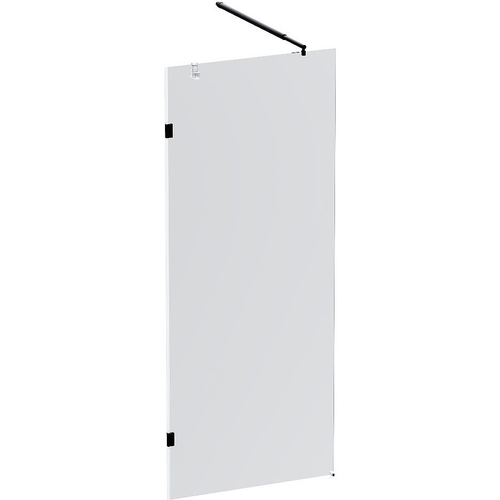 Душевая перегородка AM.PM X-Joy 80 W94WI-80-F1-BTE профиль Черный стекло прозрачное