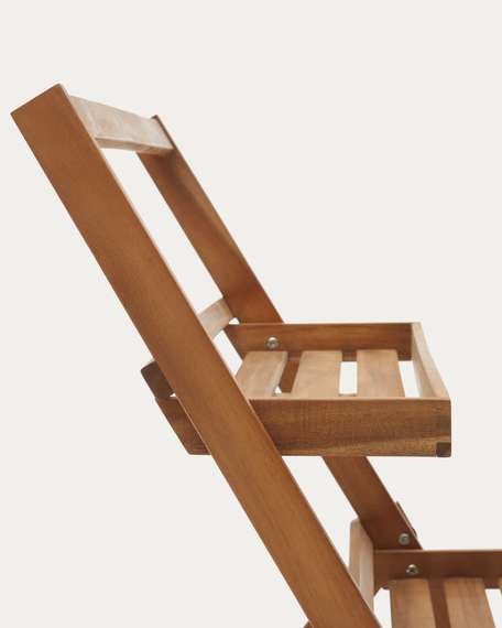 Уличный стеллаж Victora из массива акации, 70x85 см