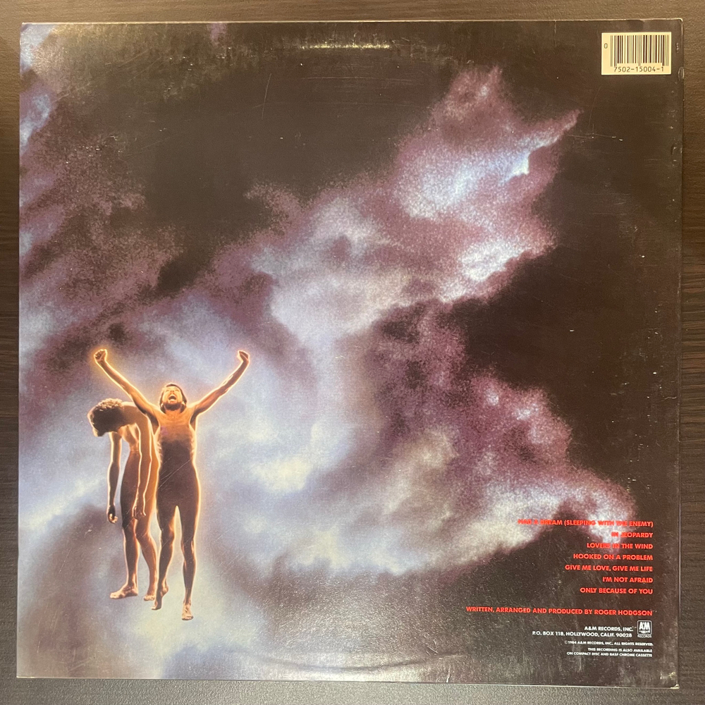 Виниловая пластинка Roger Hodgson ‎– In The Eye Of The Storm LP
