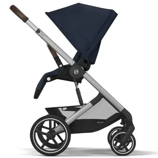 Коляска 2 в 1 Cybex Balios S Lux 2025 (Ocean blue/Silver)