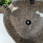Каменная раковина из речного камня RS-05224 (54*46*15) 0862 из натурального камня