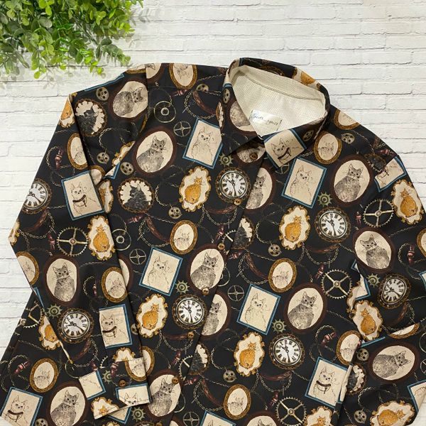 КОТЫ В РАМКАХ, ЧАСЫ, 100% хлопок 4