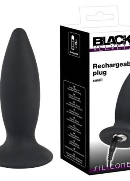 Анальная пробка USB подзарядкой маленькая