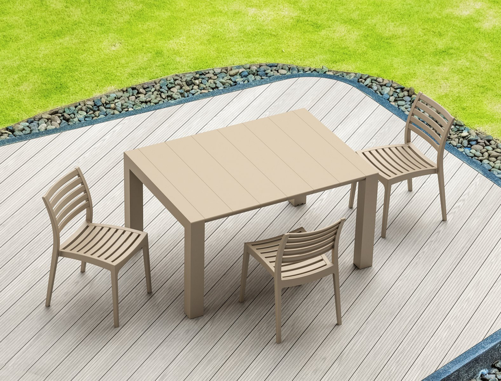 Стул пластиковый Siesta Contract Ares, бежевый