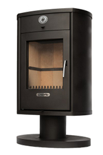 Печь-камин стальная "Сибирь" 10 кВт