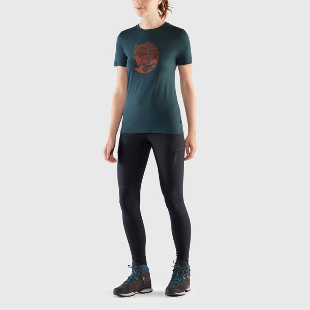Футболка женская Fjallraven Abisko Wool Fox SS W