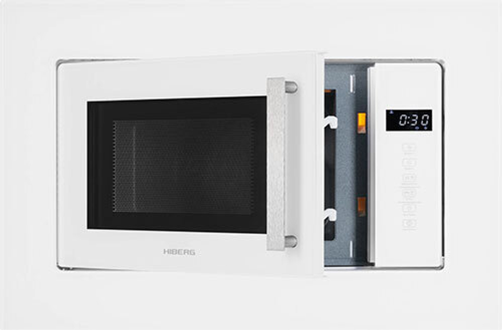 Встраиваемая микроволновая печь СВЧ Hiberg i-VM 6502 W, инверторная