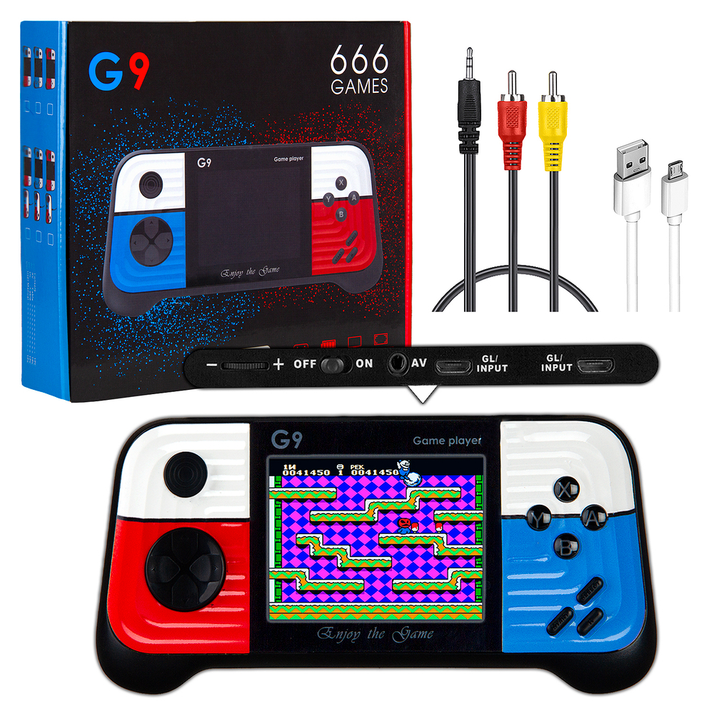 Игровая консоль Game Box G7 660 игр 8bit (серый)