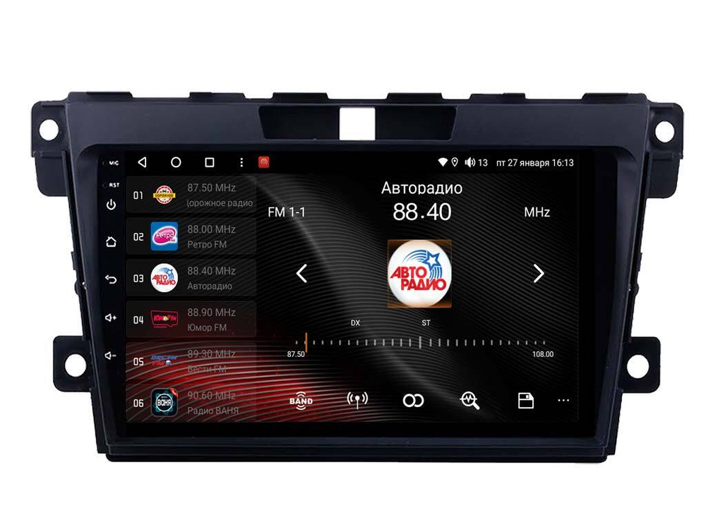 Магнитола для Mazda CX-7 2007-2012 - Vaycar VA41-0097 на Android 13, 8-ядер, 2Гб-32Гб, 4G SIM-слот