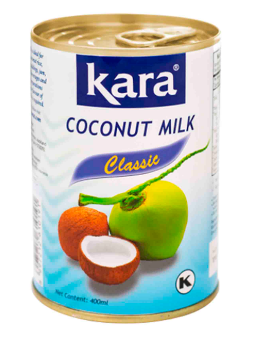 Кокосовое молоко 400мл, 17% ж/б "Kara" Индонезия