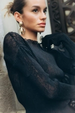 Топ с воланом Simona Black