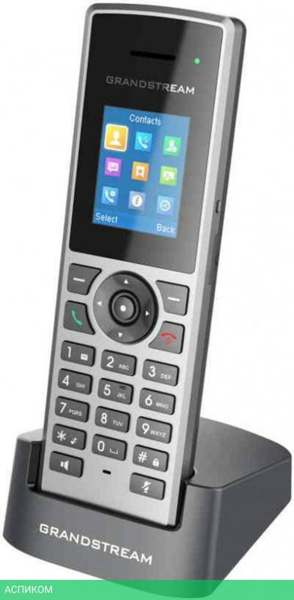 Радиотелефон DECT Grandstream DP722 серебристый