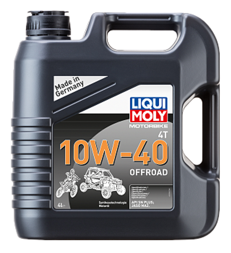 Масло для мототехники Offroad 4T Liqui Moly 10W40 НС-синтетика (4л)