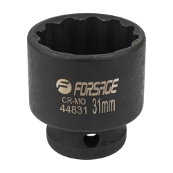 Головка ударная 31мм 12гр. 1/2'' Forsage F-44831