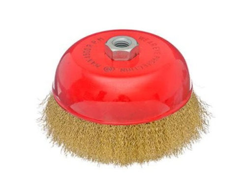 Щетка металл. ЕРМАК для УШМ 150мм/М14 чашка (16шт/кор)