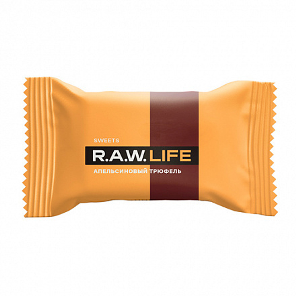 R.A.W. LIFE SWEETS "Апельсиновый трюфель" (20шт/уп) 18гр