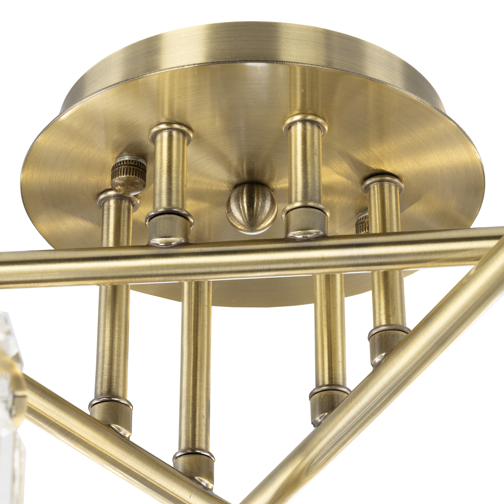 Citilux AXIS CL313263 Люстра хрустальная потолочная Бронза