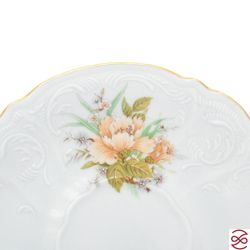 Набор чайных пар Bernadotte Зеленый цветок 220 мл(6 пар)